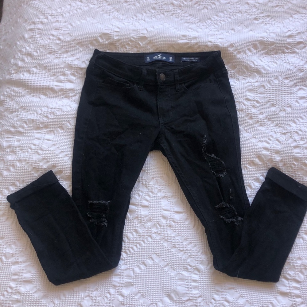 Low Rise Crop Skinny Jeans
